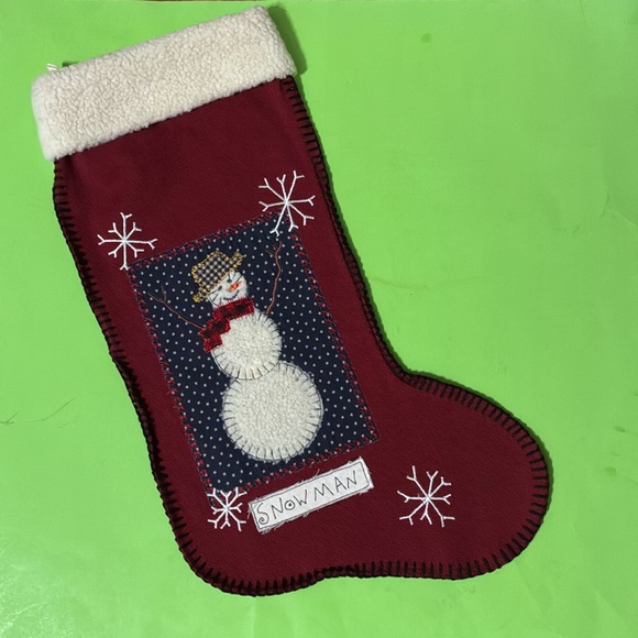 Blanket Stitched Denim Stocking Trio - Picture 5 of 15